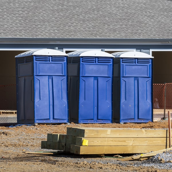 can i customize the exterior of the porta potties with my event logo or branding in Hickman